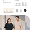 Lefonse - RC10 Oversized Round Neck Combed Cotton 300gsm