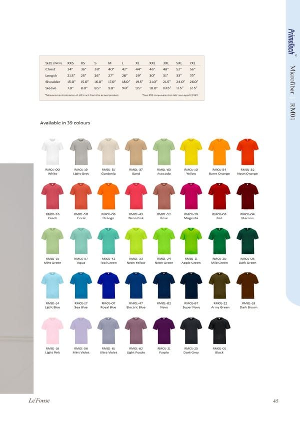 lefonse-rm01-microfiber-02 Lefonse - RM01 Microfiber Round Neck