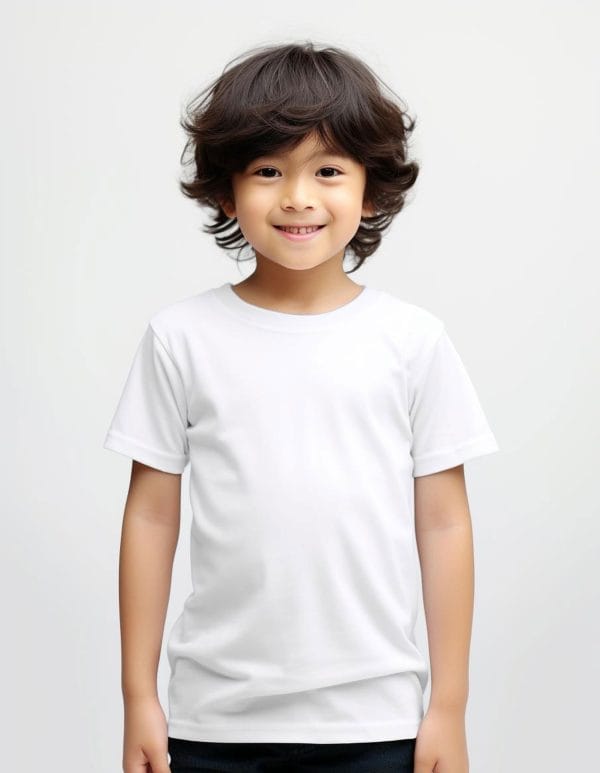 Lefonse - RMK01 Microfiber Round Neck Kids